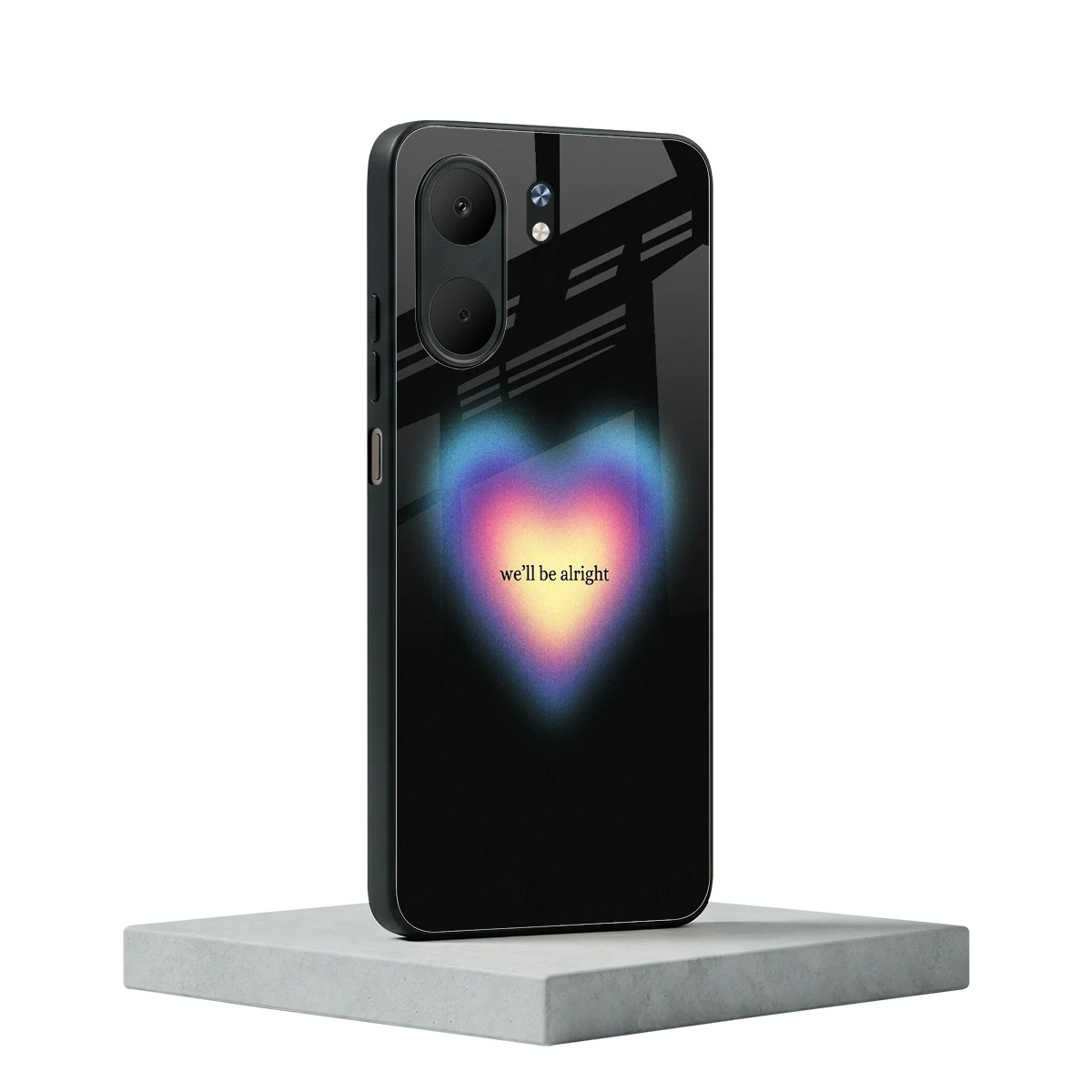 Alright Always oppo a5x 5g mobile cover | shockproof glass phone case