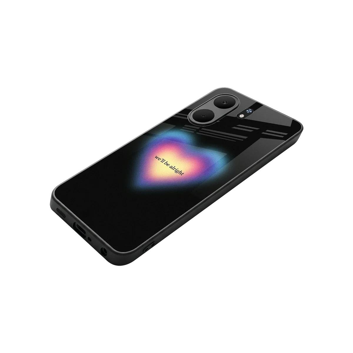 Alright Always stylish phone case for oppo a5x 5g | glossy glass and slim fit