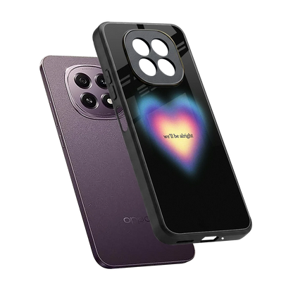 Alright Always sleek oppo f29 5g cover with tempered glass back and TPU edges