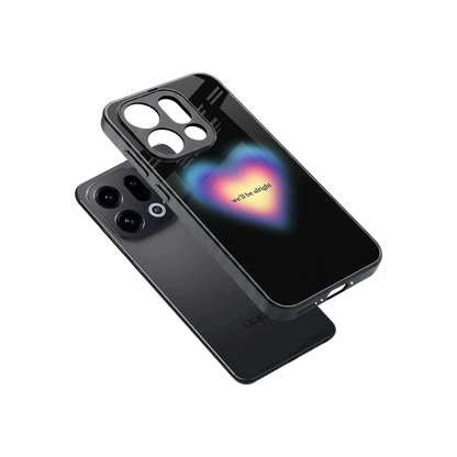 Alright Always sleek oppo find x9 cover with tempered glass back and TPU edges