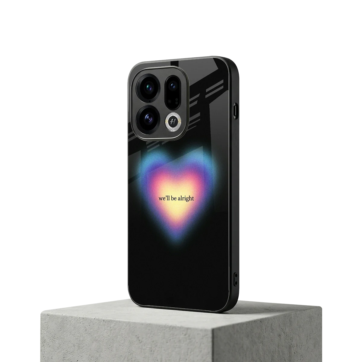 Alright Always oppo find x9 mobile cover | shockproof glass phone case