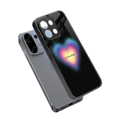 Alright Always sleek oppo k13 5g cover with tempered glass back and TPU edges