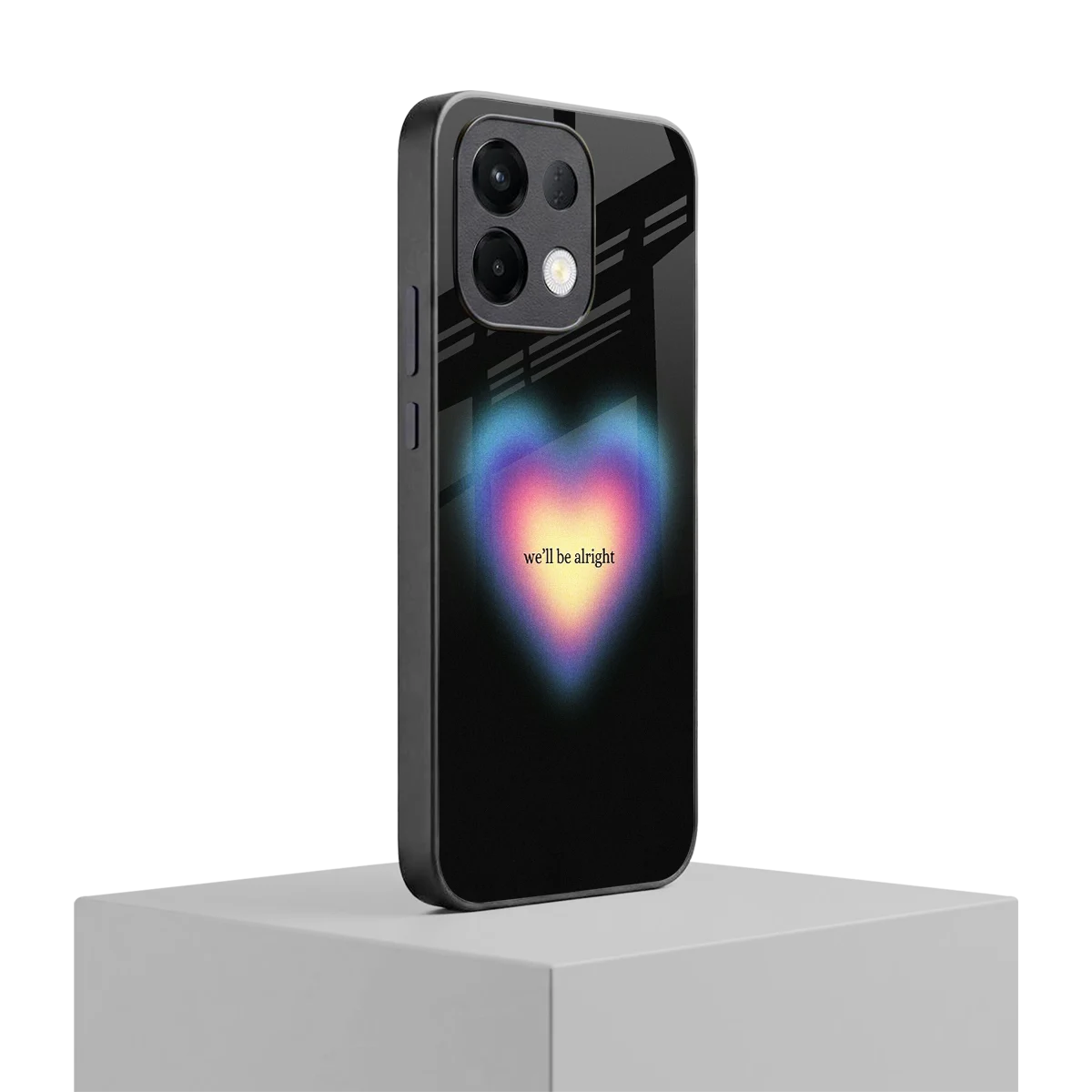 Alright Always oppo k13 5g mobile cover | shockproof glass phone case