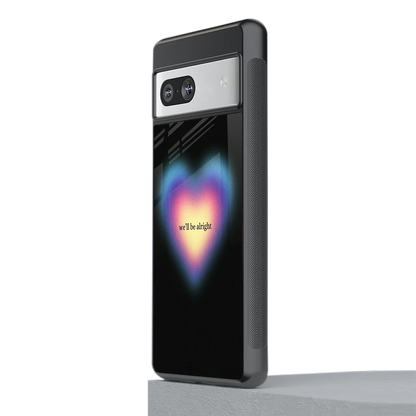 Alright Always stylish phone case for google pixel 7a | glossy glass and slim fit