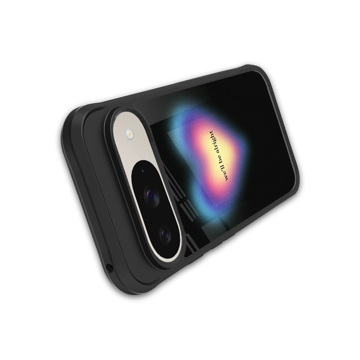 Alright Always stylish phone case for google pixel 9 | glossy glass and slim fit