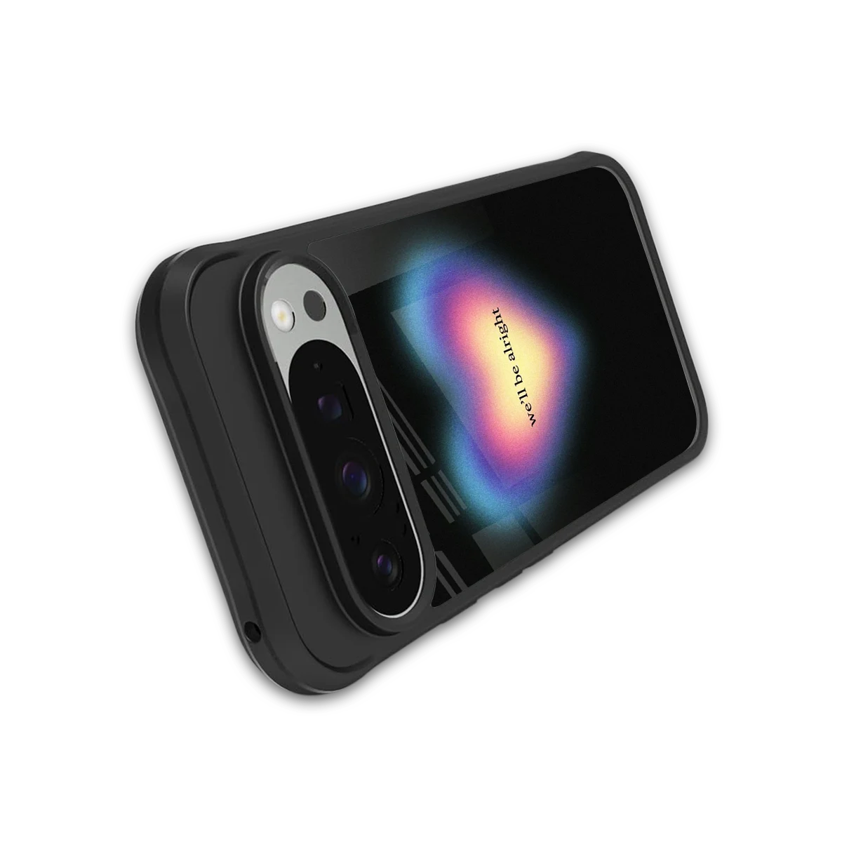 Alright Always stylish phone case for google pixel 9 pro xl | glossy glass and slim fit