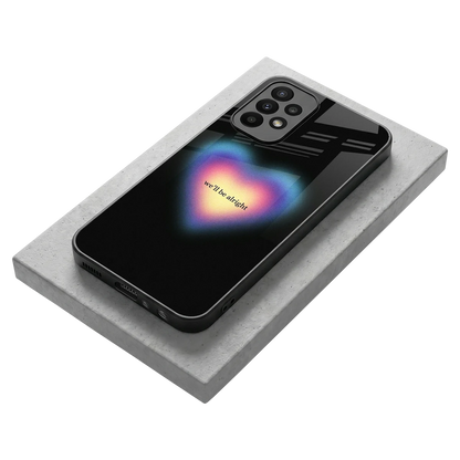 Alright Always stylish phone case for samsung galaxy a23 | glossy glass and slim fit