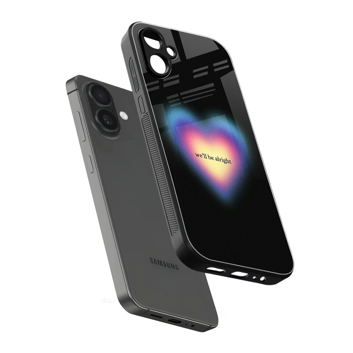 Alright Always sleek samsung galaxy a06 5g cover with tempered glass back and TPU edges