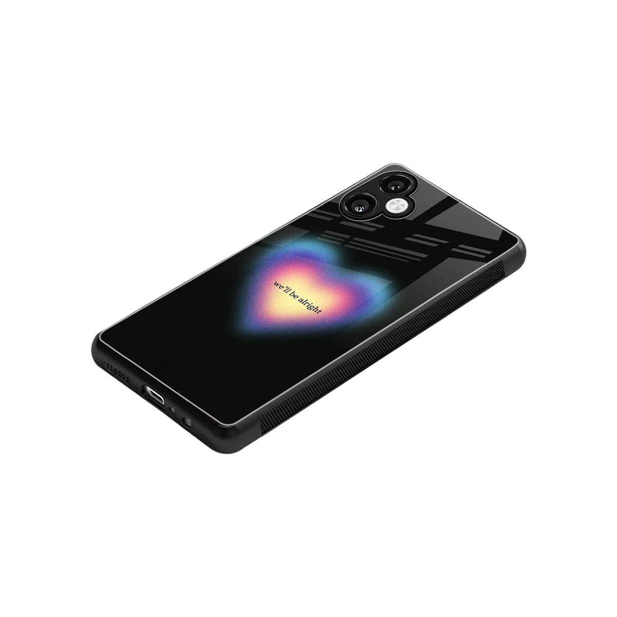 Alright Always stylish phone case for samsung galaxy a06 5g | glossy glass and slim fit
