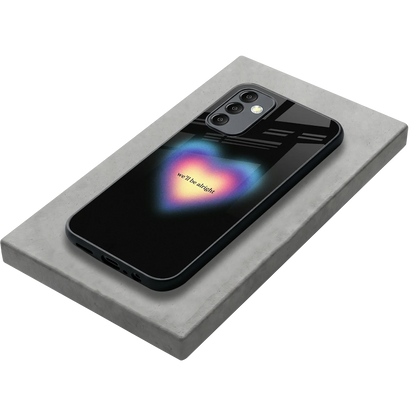Alright Always stylish phone case for samsung galaxy m14 5g | glossy glass and slim fit