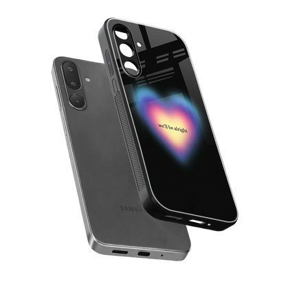Alright Always sleek samsung galaxy m56 5g cover with tempered glass back and TPU edges