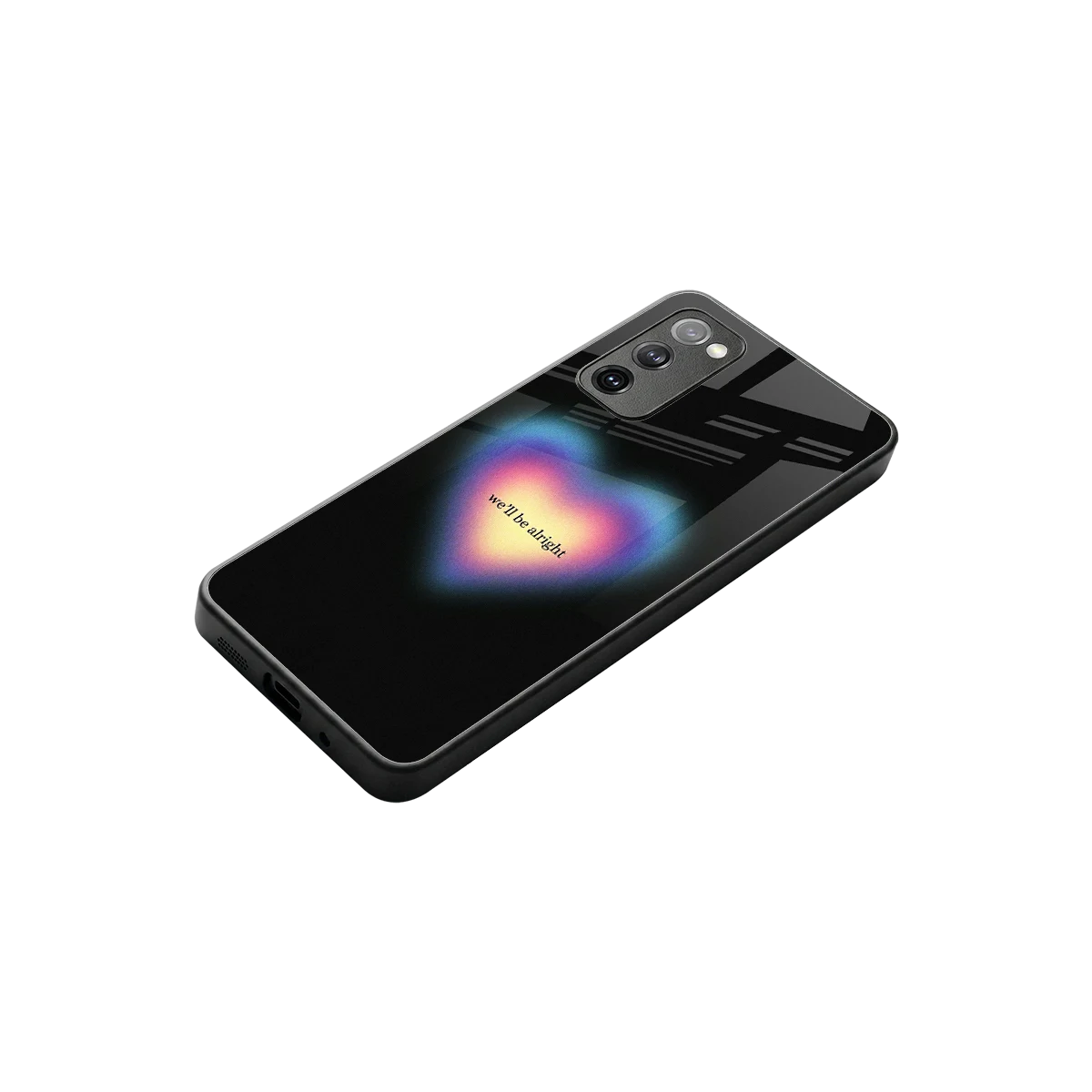 Alright Always stylish phone case for samsung galaxy s20 fe | glossy glass and slim fit