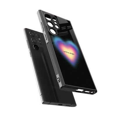 Alright Always sleek samsung galaxy s23 ultra cover with tempered glass back and TPU edges