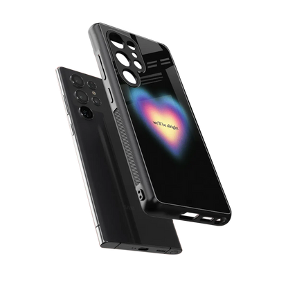 Alright Always sleek samsung galaxy s25 ultra cover with tempered glass back and TPU edges