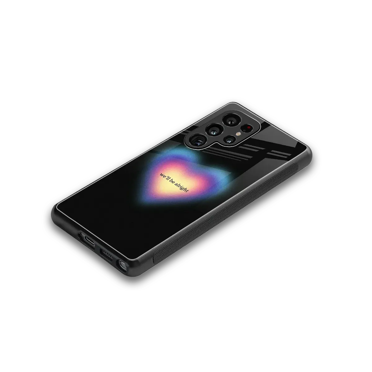 Alright Always stylish phone case for samsung galaxy s25 ultra | glossy glass and slim fit