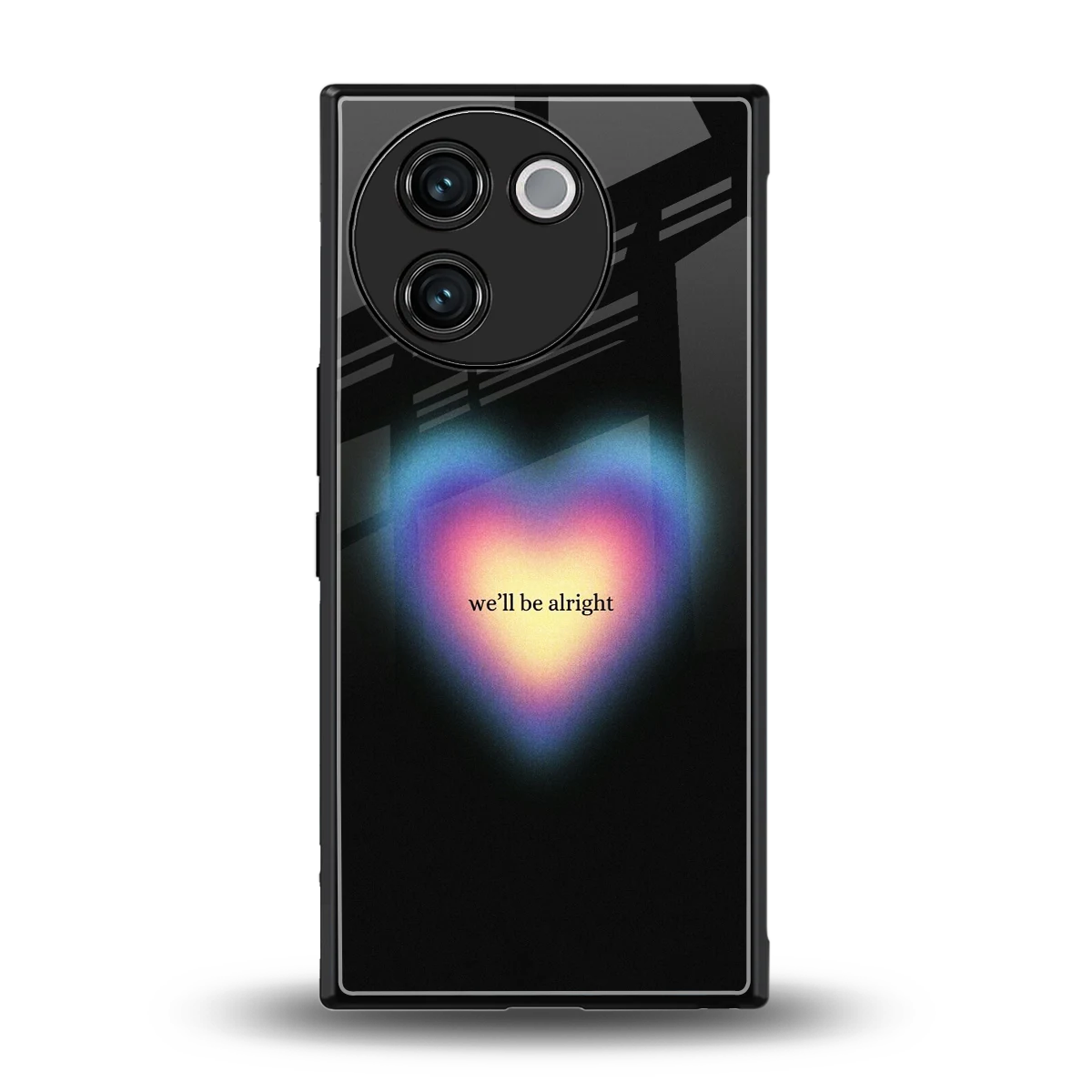 Alright Always back phone cover | glass case for vivo v30e