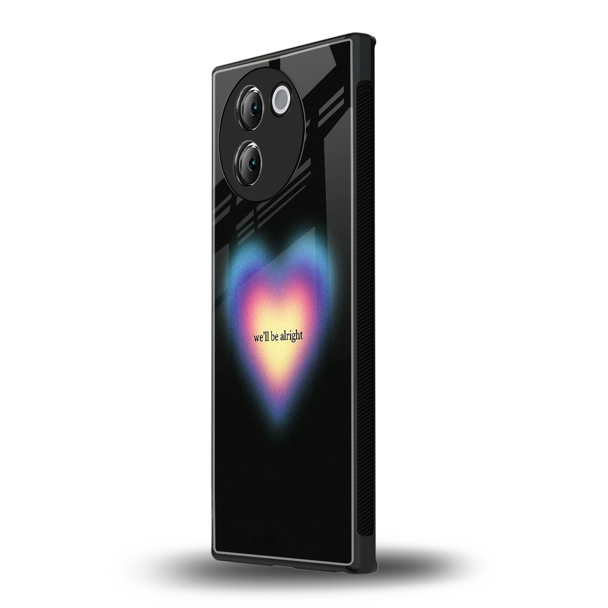 Alright Always vivo v30e mobile cover | shockproof glass phone case