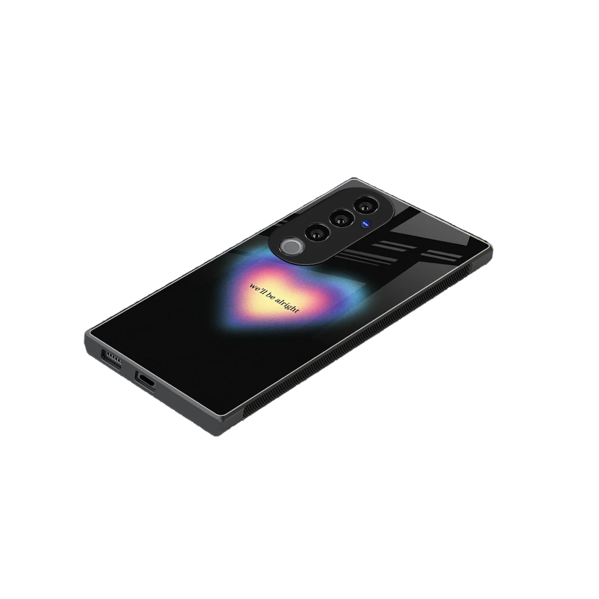 Alright Always stylish phone case for vivo v40 pro | glossy glass and slim fit