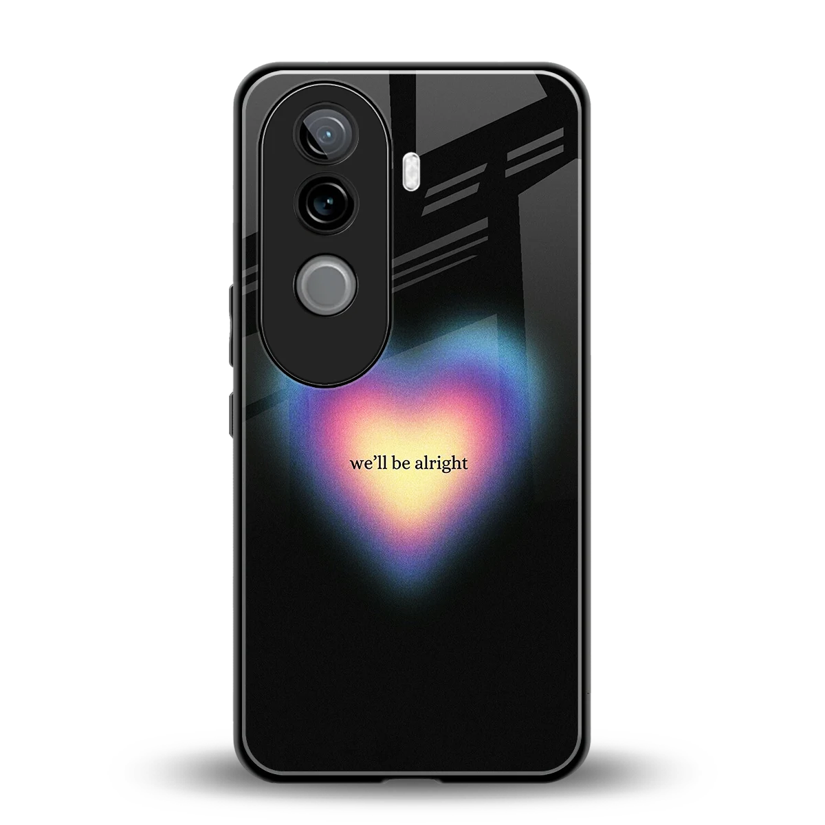 Alright Always back phone cover | glass case for vivo v40e