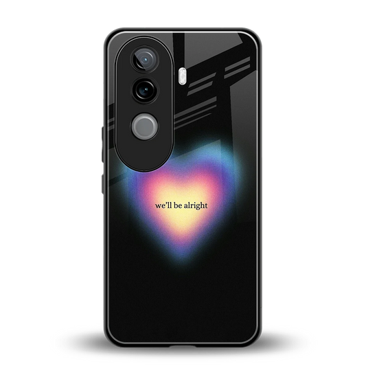 Alright Always back phone cover | glass case for vivo v40e