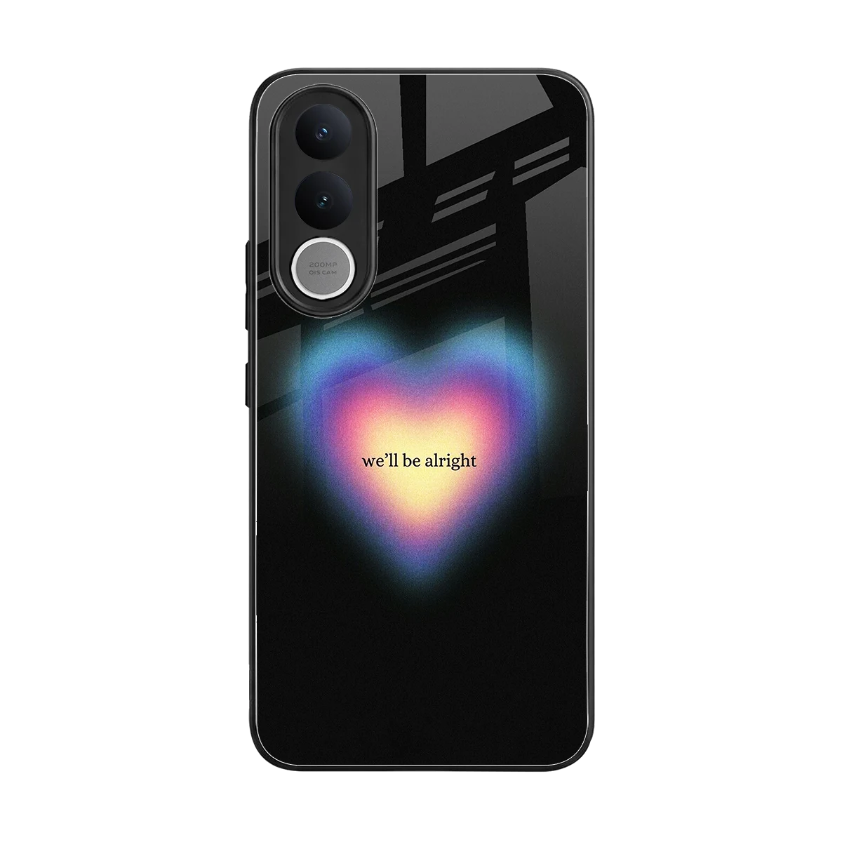 Alright Always back phone cover | glass case for vivo v70 fe