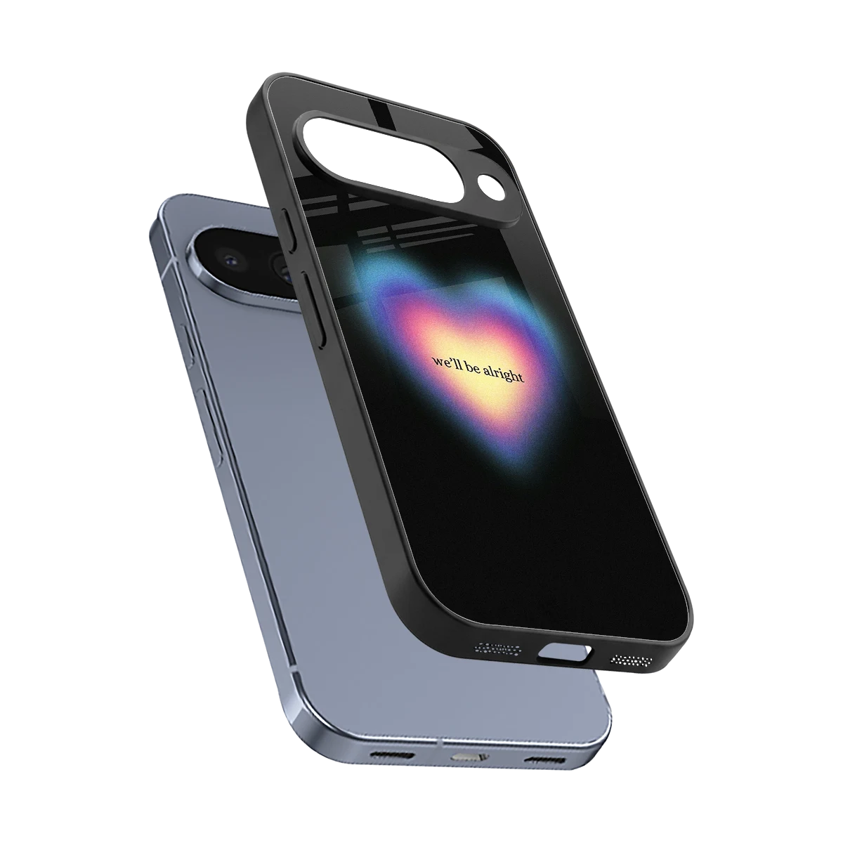 Alright Always sleek google pixel 10 cover with tempered glass back and TPU edges