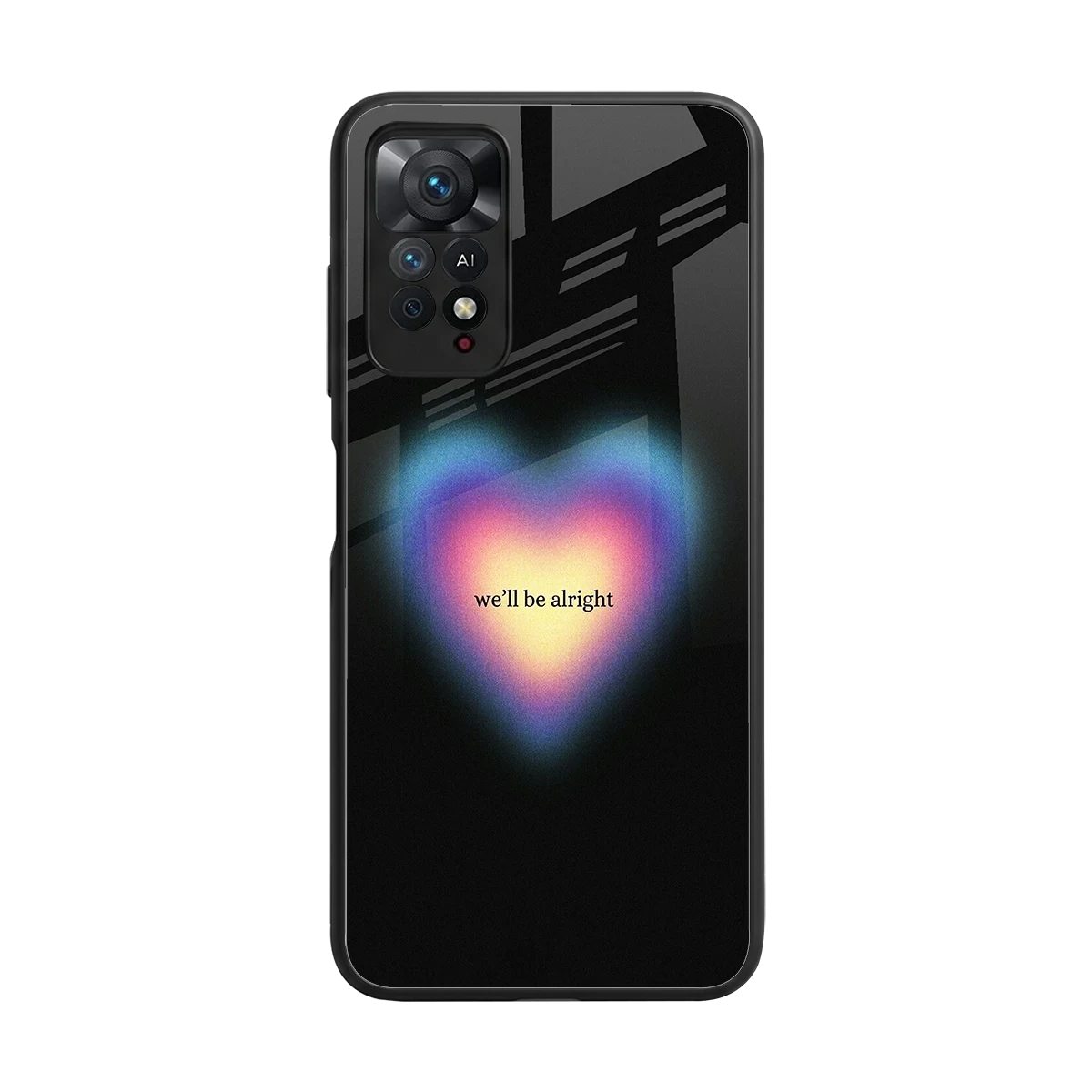 Alright Always back phone cover | glass case for redmi note 11 pro