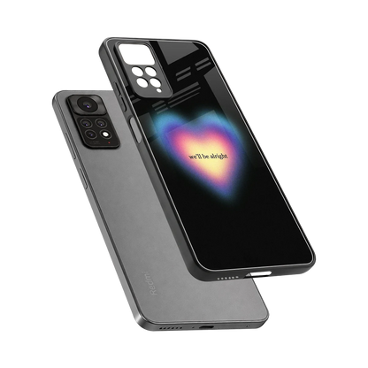 Alright Always sleek redmi note 11 pro cover with tempered glass back and TPU edges