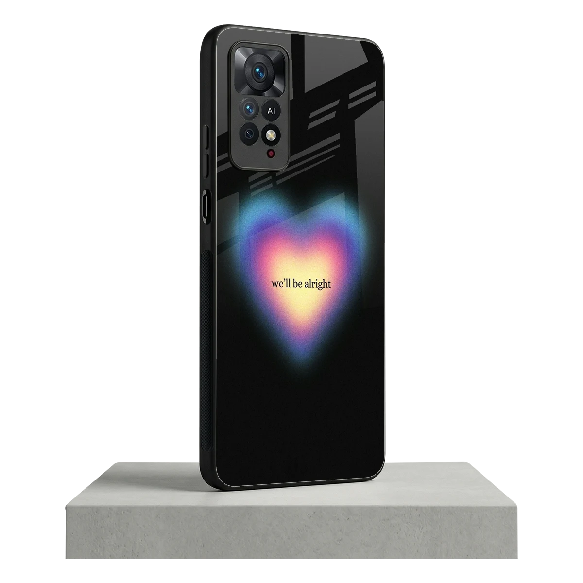 Alright Always redmi note 11 pro mobile cover | shockproof glass phone case