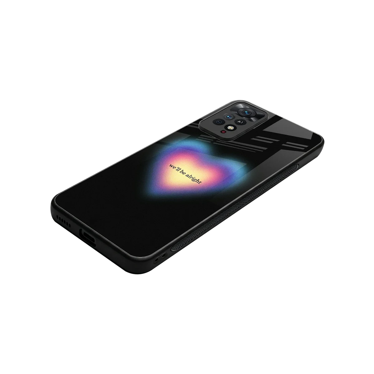 Alright Always stylish phone case for redmi note 11 pro | glossy glass and slim fit