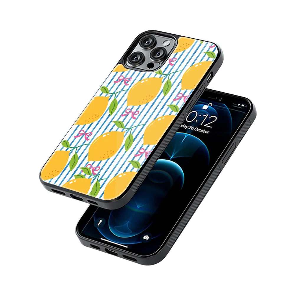 Protective Glass Back Phone Case Compatible with iPhone, Samsung, OnePlus, Pixel & More