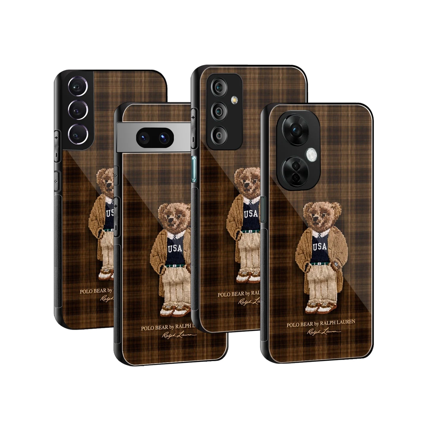 Stylish Glass Back Case for All Smartphones iPhone, Samsung, OnePlus, Pixel, Redmi, Oppo, Vivo, Motorola