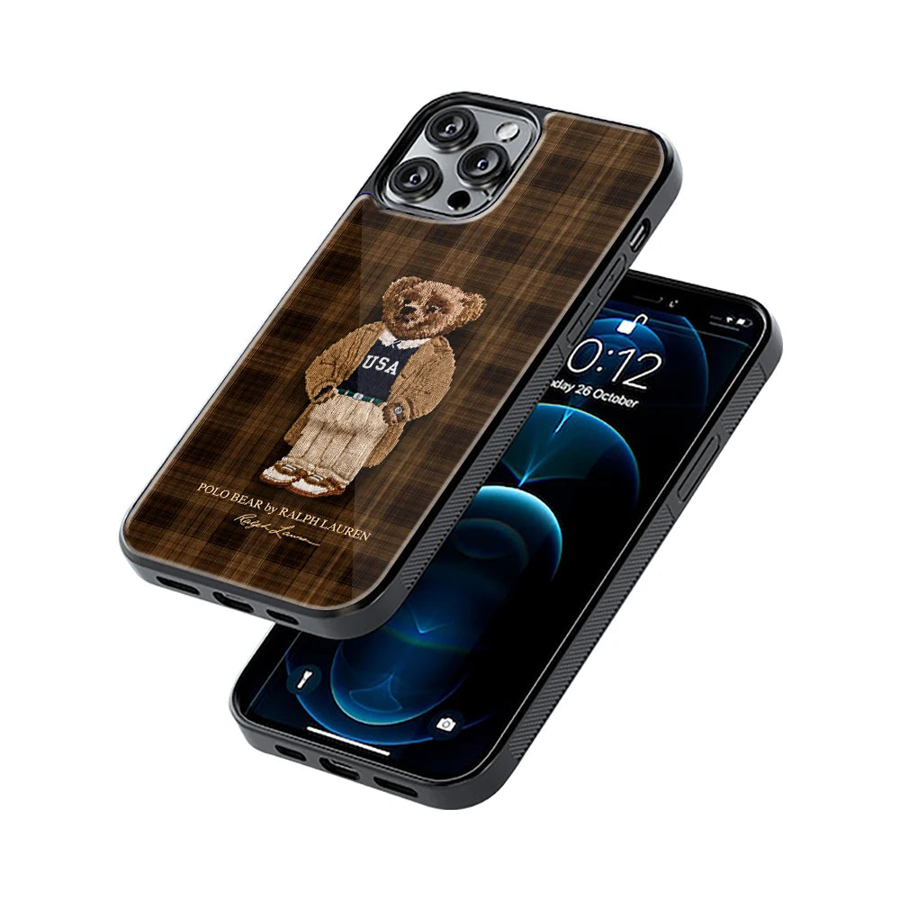 Protective Glass Back Phone Case Compatible with iPhone, Samsung, OnePlus, Pixel & More