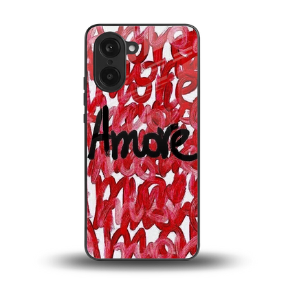 Amore back phone cover | glass case for oneplus nord ce5 5g