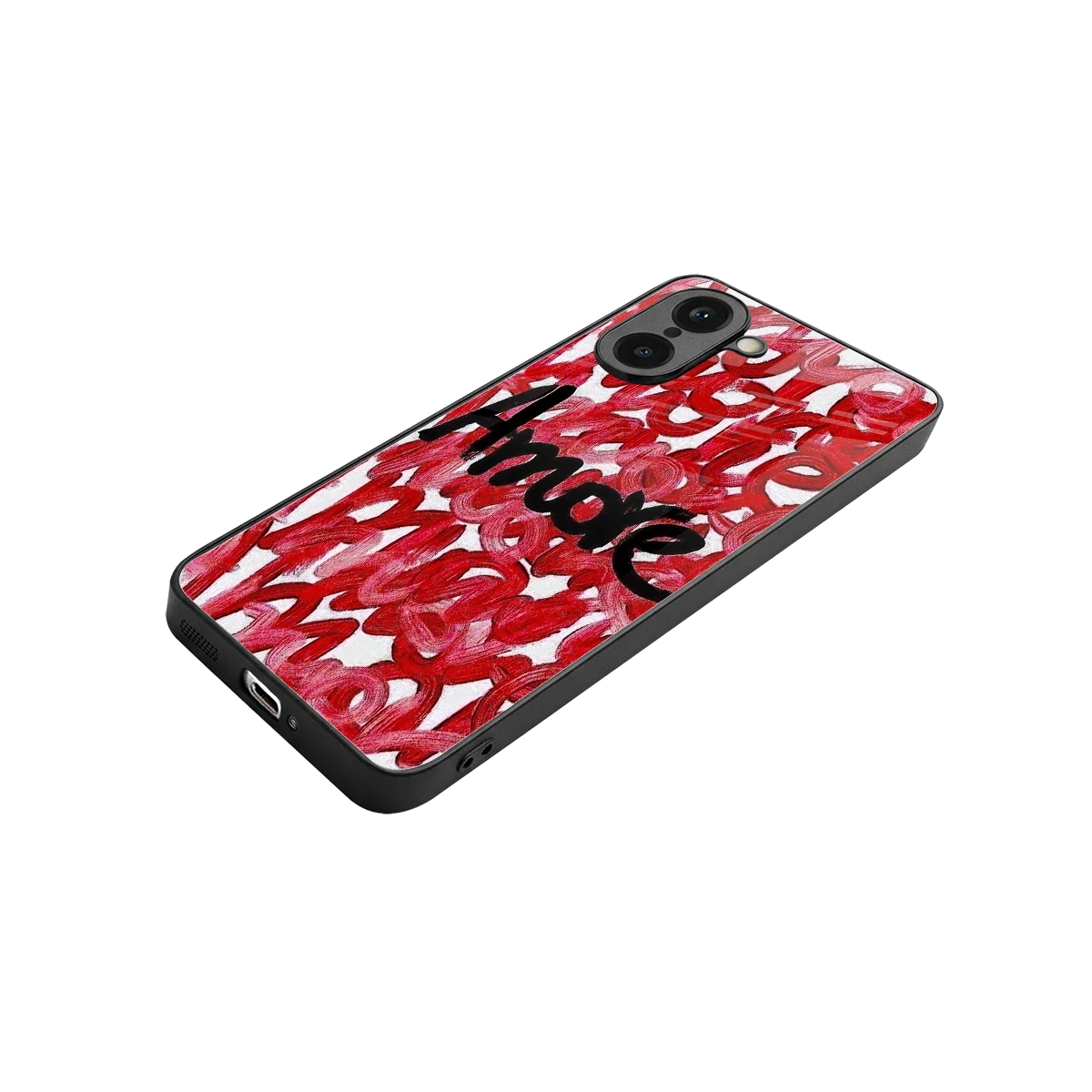 Amore stylish phone case for oneplus nord ce5 5g | glossy glass and slim fit