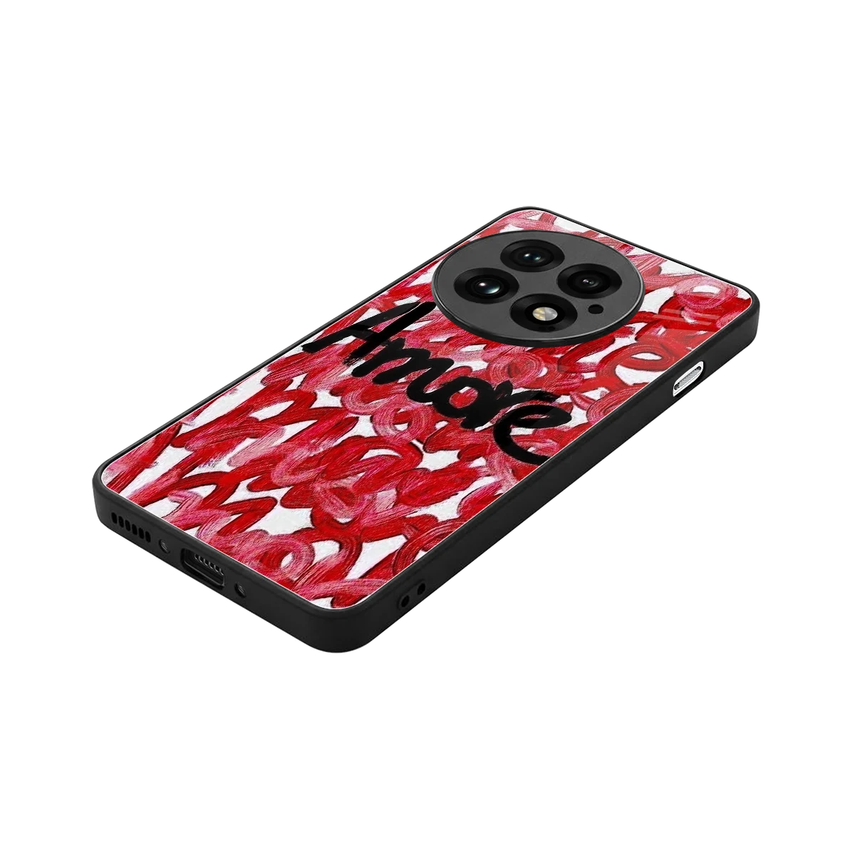 Amore stylish phone case for oneplus 13 | glossy glass and slim fit