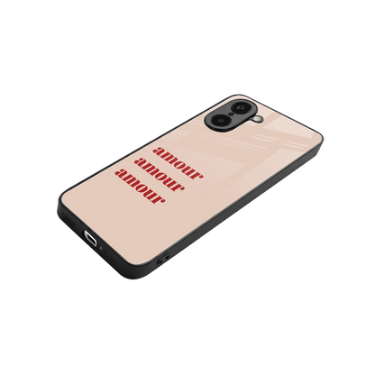 Amore Bliss stylish phone case for oneplus nord ce5 5g | glossy glass and slim fit