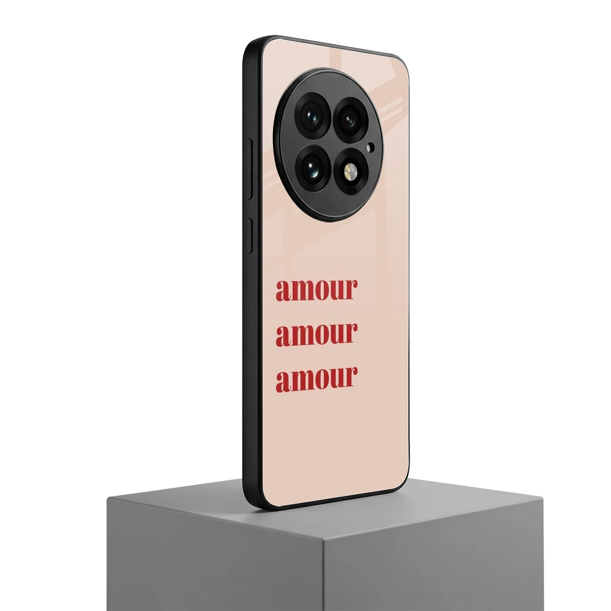Amore Bliss oneplus 13 mobile cover | shockproof glass phone case