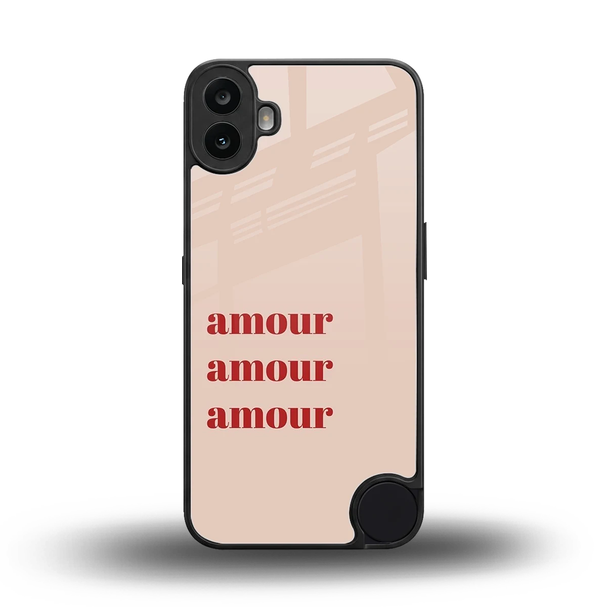 Amore Bliss back phone cover | glass case for cmf nothing phone 1