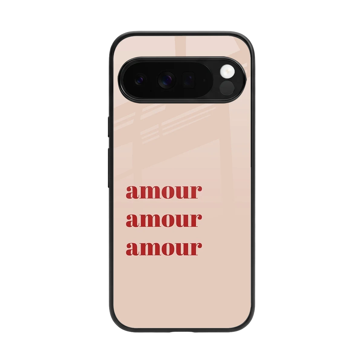 Amore Bliss back phone cover | glass case for google pixel 10 pro xl