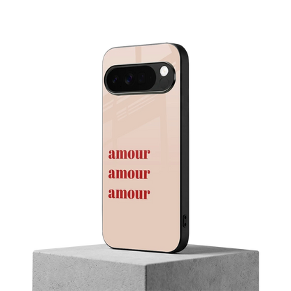 Amore Bliss google pixel 10 pro xl mobile cover | shockproof glass phone case