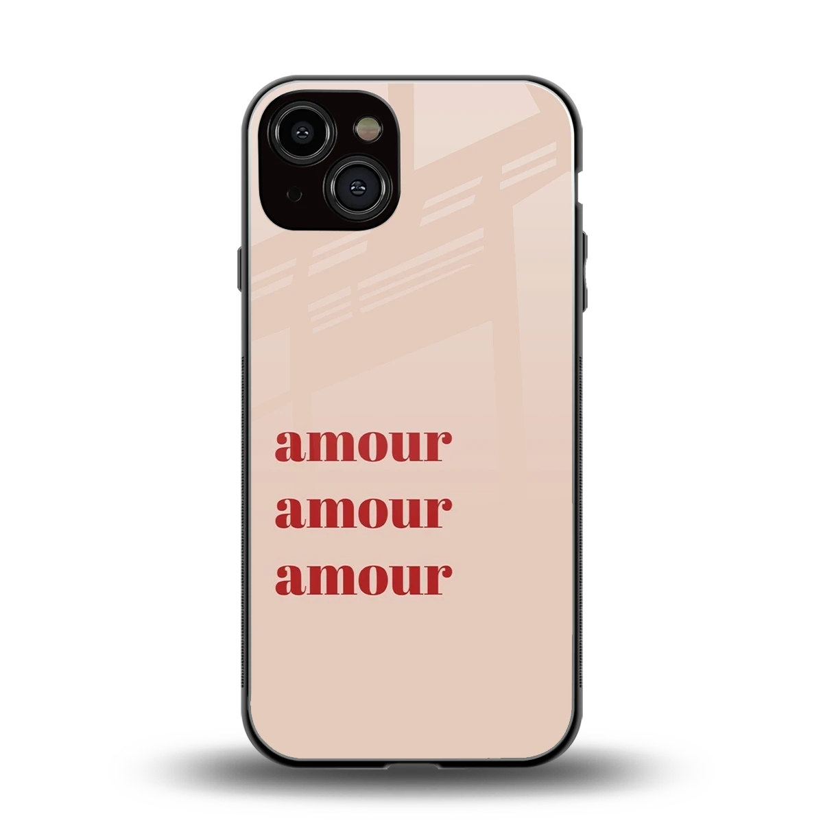 Amore Bliss back phone cover | glass case for iphone 13