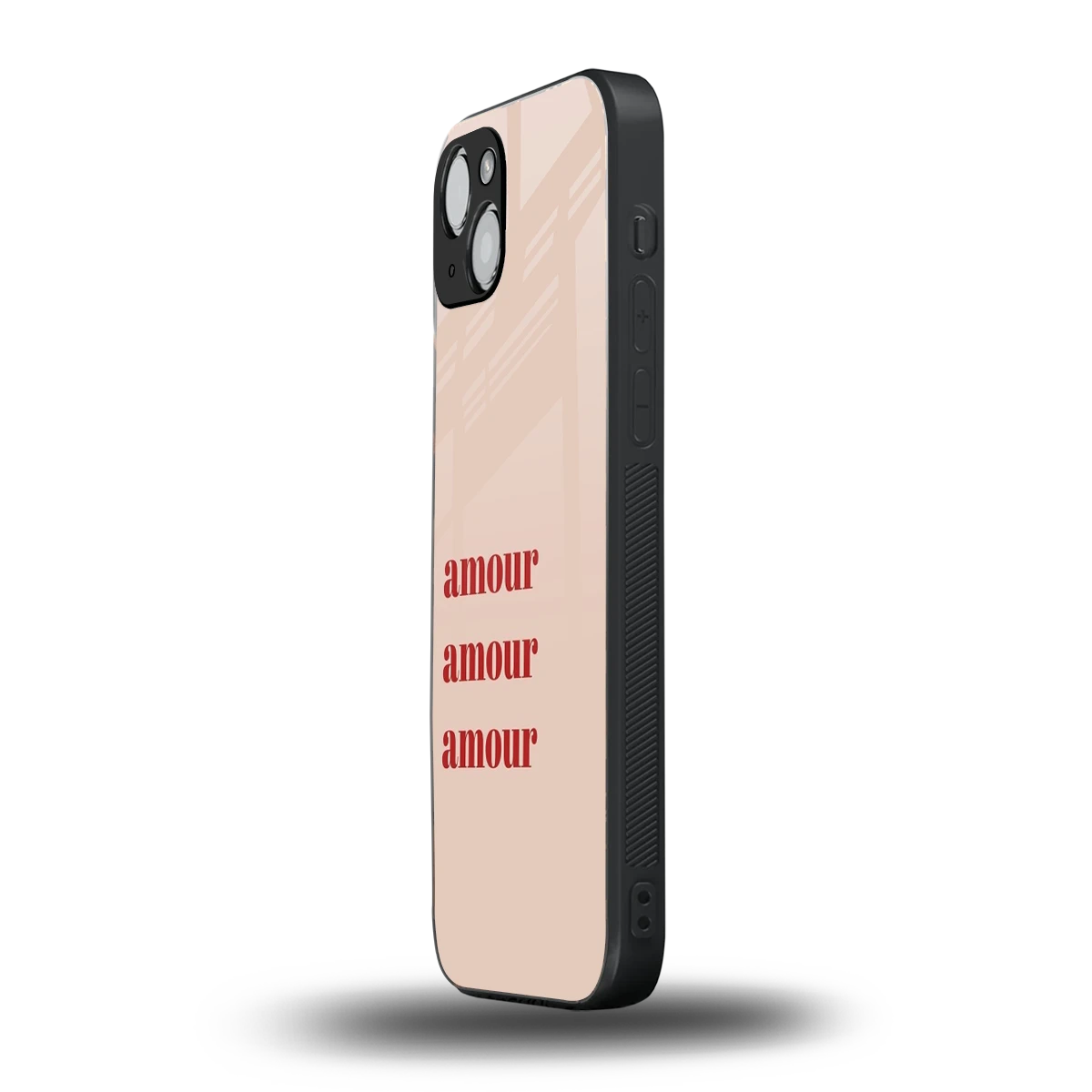 Amore Bliss iphone 14 plus mobile cover | shockproof glass phone case
