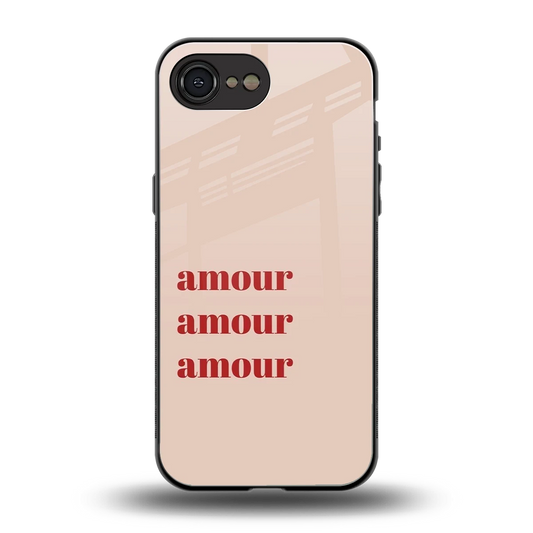 Amore Bliss back phone cover | glass case for iphone 16e
