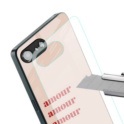 Amore Bliss stylish phone case for iphone 17e | glossy glass and slim fit