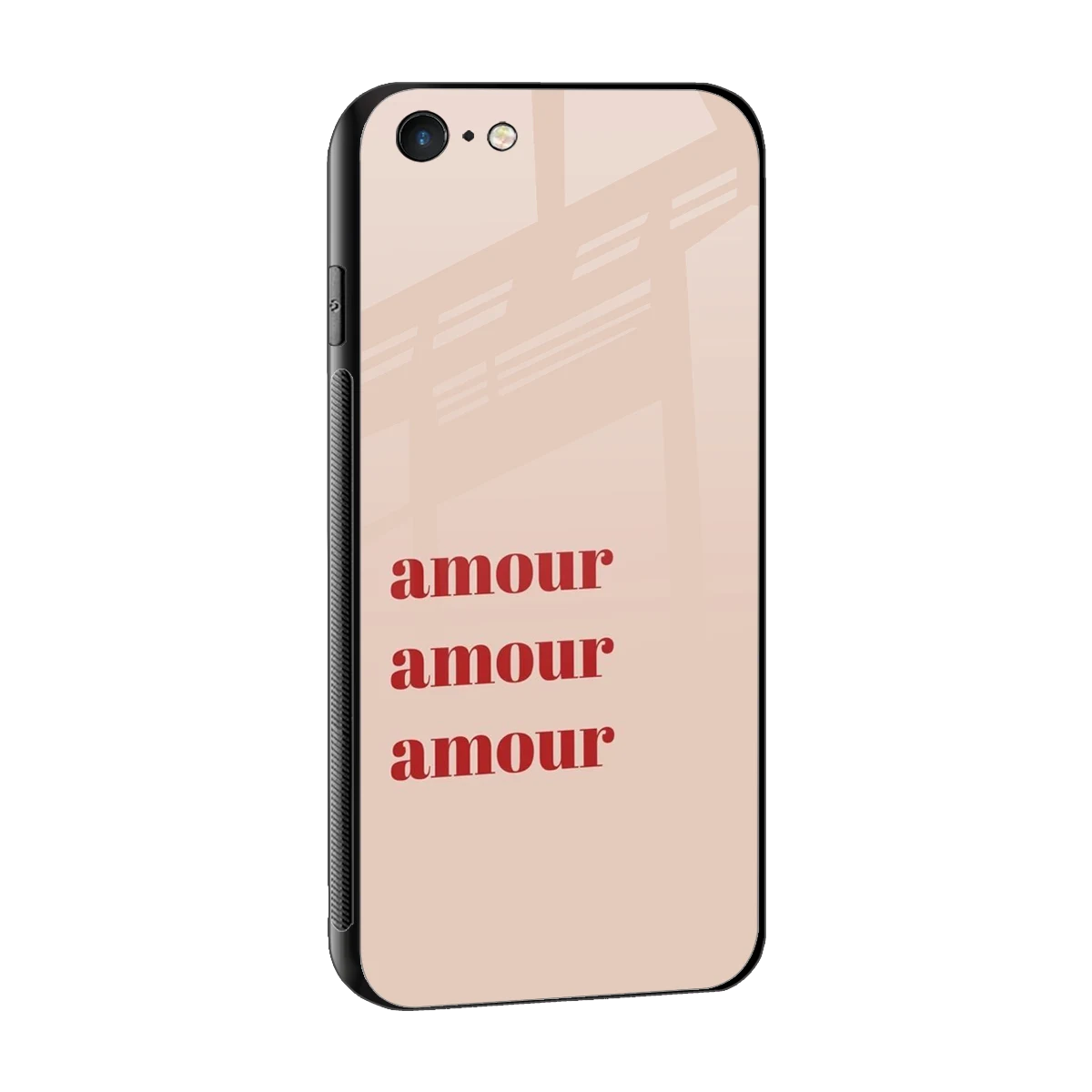 Amore Bliss sleek iphone 6 cover with tempered glass back and TPU edges