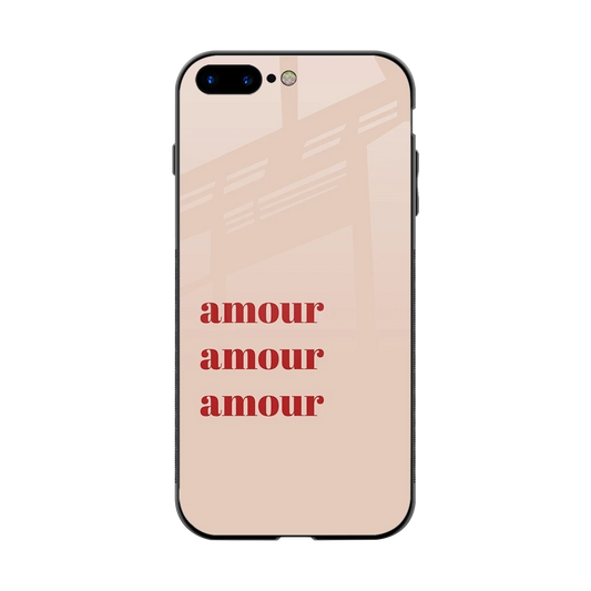 Amore Bliss back phone cover | glass case for iphone 7 plus