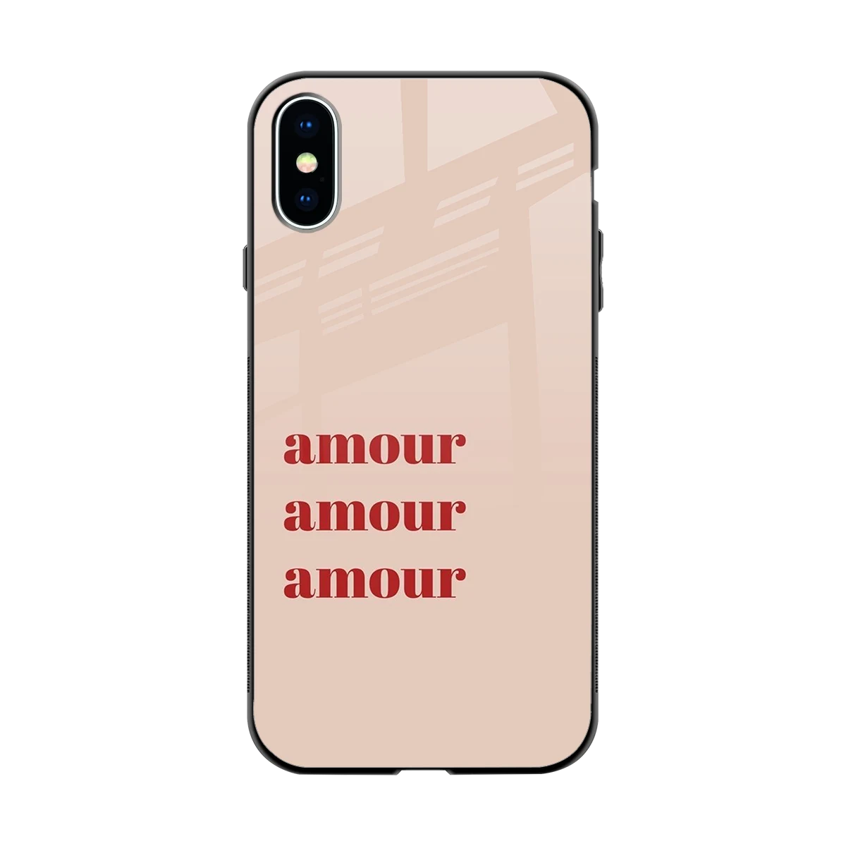 Amore Bliss back phone cover | glass case for iphone x