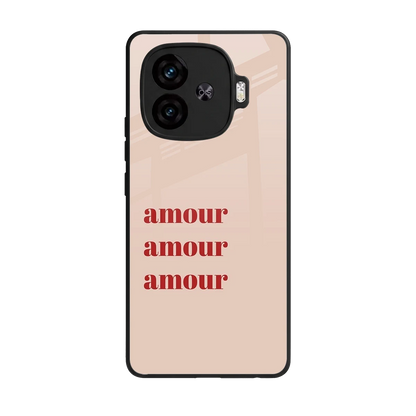 Amore Bliss back phone cover | glass case for iqoo neo 10r 5g