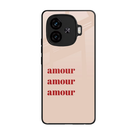 Amore Bliss back phone cover | glass case for iqoo neo 10r 5g